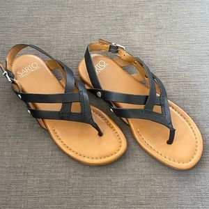 Franco Sarto • black sandals • size 6.5M